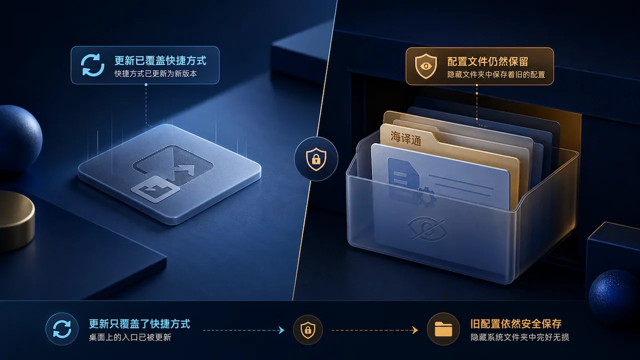 海译通更新升级后设置丢失怎么解决?