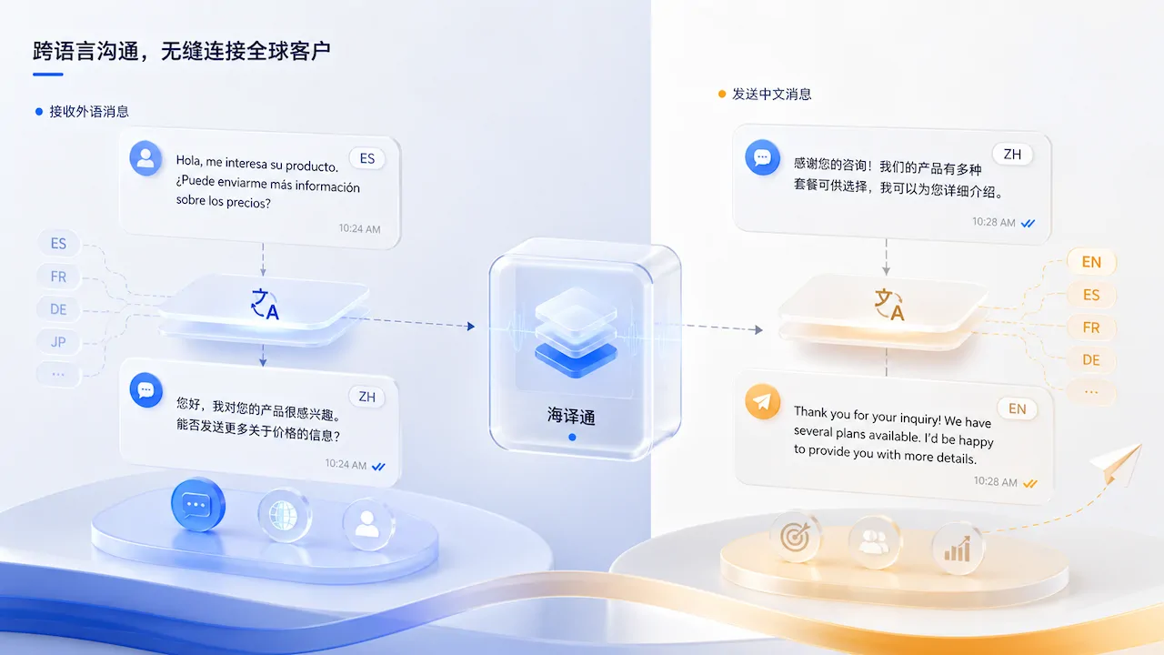Instagram私信群发如何利用海译通解决语言不通?