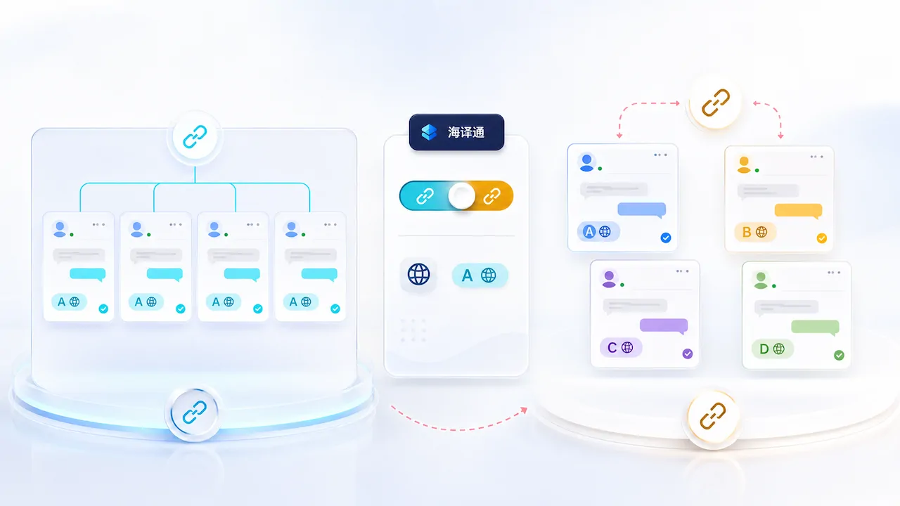 怎么用海译通给不同国家的客户设置专属翻译语言？